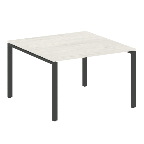 Переговорный стол 1 столешница Metal System Style БП.ПРГ-1.2 1200x1235x750 (Дуб Наварра/Антрацит металл)