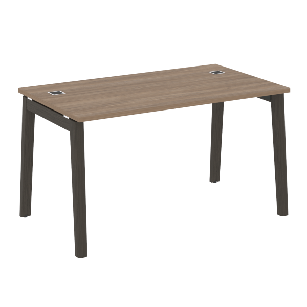 Стол руководителя на деревянных опорах Onix Wood Direct OW.SRR-3.8 1380x800x750