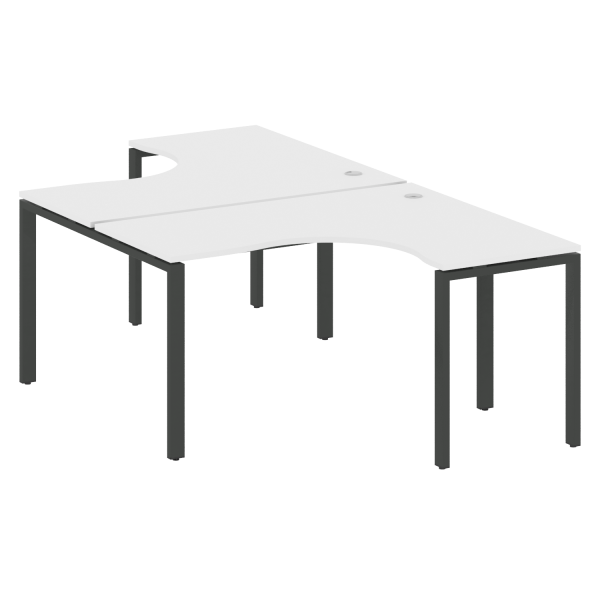 Рабочая станция криволинейная Metal System Style БП.РАС-СА-2.3 1400x2435x750