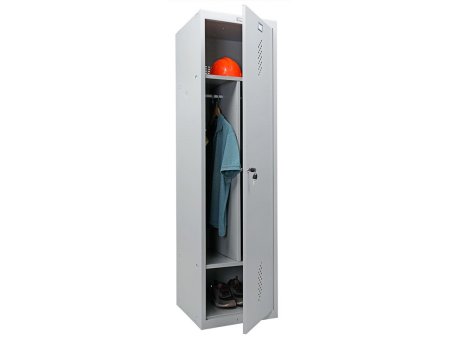 Шкаф для раздевалок ПРАКТИК усиленный ML 11-50D (Серый)