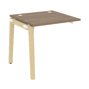 Наборный элемент рабочей станции на деревянных опорах Onix Wood OW.1.NRS-0.8 780x800x750