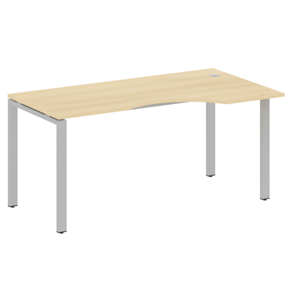 Стол криволинейный правый Metal System Style БП.СА-1 Пр 1600x900x750