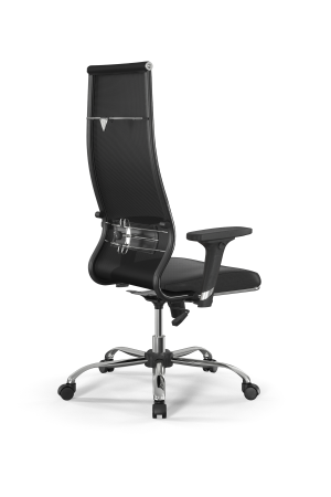 Кресло для руководителя Метта Sit 10 B1-163D - T+Extra /Km00/Wm12/D02P(M09.B21.G20.W01) (Черный)