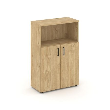 Шкаф средний широкий SN.STS-201 (796х400х1203) (Тиквуд Светлый)