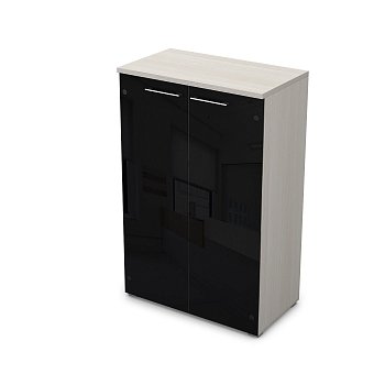 Шкаф средний со стеклом Gloss line 9НШ.017.7 800x450x1245