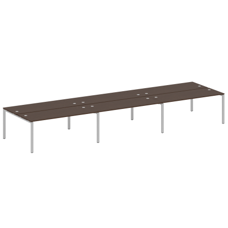 Рабочая станция на 6 раб. мест Metal System Style БП.СМ-6.5 5400x1475x750