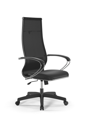 Кресло для руководителя Метта Sit 10 B1-163K - T+Extra /Km00/Wm12/K1cL(M09.B02.G15.W01) (Черный)