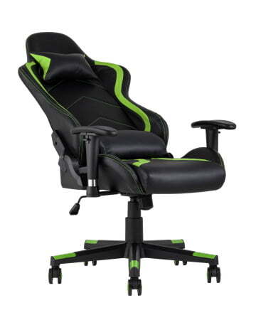 Кресло игровое TopChairs Cayenne зеленое (Геймерское кресло Cayenne зеленый)