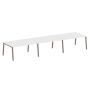 Стол для переговоров (3 столешницы) на А-образном м/к Metal System Style БА.ПРГ-3.4 4800x1235x750