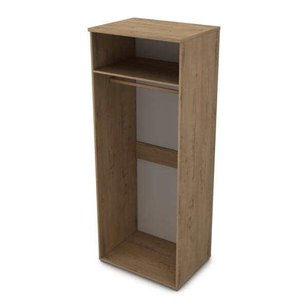 9Ш.011 Шкаф для одежды глубокий (800x600x2045) (Teakwood)