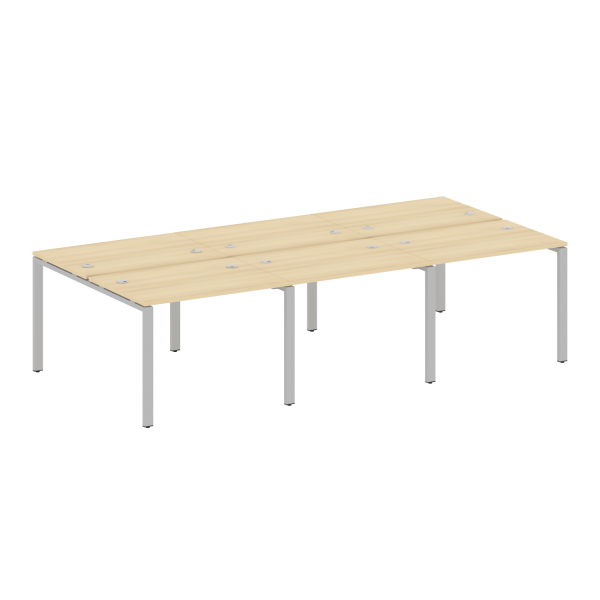 Рабочая станция на 6 раб. мест Metal System Style БП.СМ-6.1 3000x1475x750