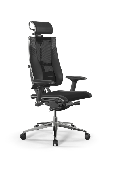 Кресло для руководителя Метта Y 4DT B2-15D - YM93+Infinity+carbon /Kc14/Nc09/D04P/H2cL-3D(M26.B32.G2 (Черный)