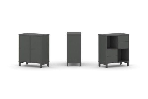 Набор стеллажа 1 сторонний, 2 яруса SN.NS-221 (754х400х881)