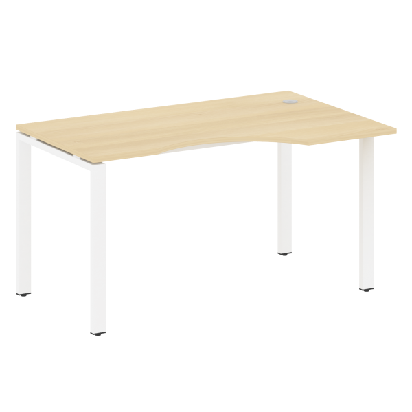 Стол криволинейный правый Metal System Style БП.СА-2 Пр 1400x900x750