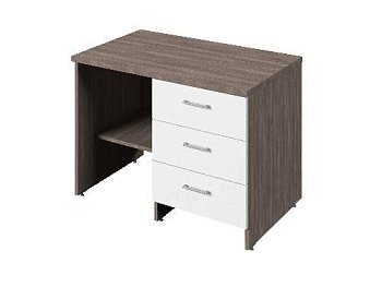 Греденция с 3 ящиками и нишей под канцелярские папки, правая Public comfort С-290пр 826x500x600