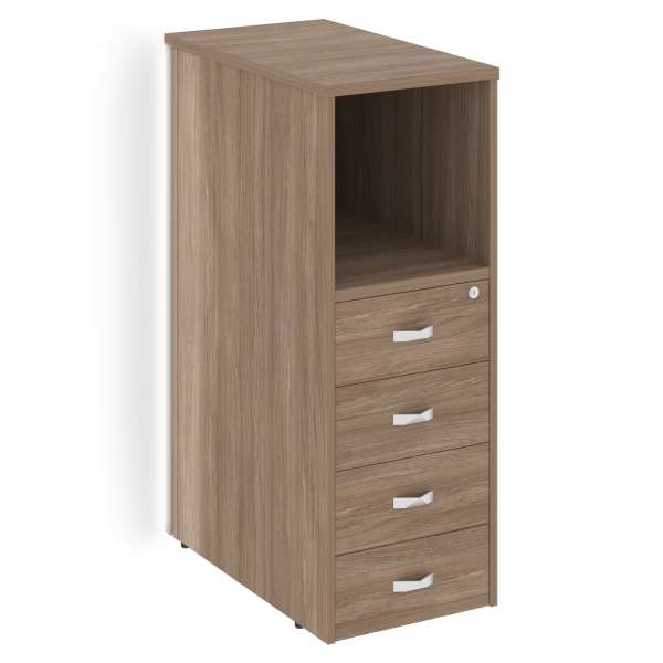 Тумба с подсветкой 4 ящика завершающая, левая Onix O.R-TV-4.SL 436x767x1185