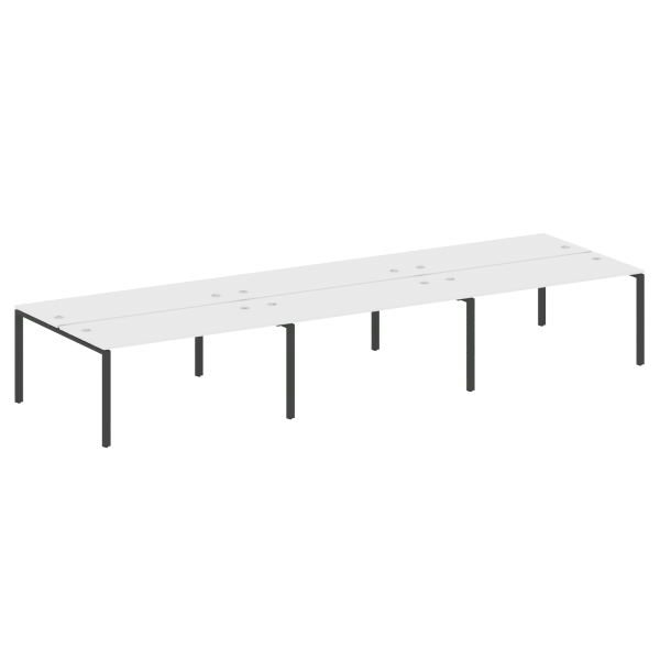 Рабочая станция на 6 раб. мест Metal System Style БП.СМ-6.4 4800x1475x750