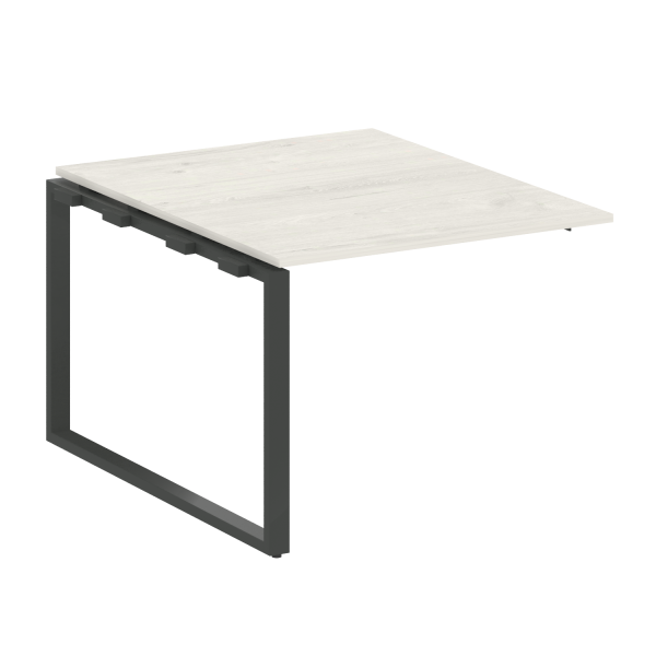 Проходной наборный элемент переговорного стола Metal System Style БО.ППРГ-1 1000x1235x750 (Дуб Наварра/Антрацит металл)