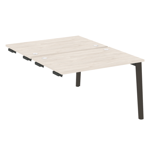 Стол-приставка двойной на деревянных опорах Onix Wood OW.D.SPR-2.8 1180x1635x750