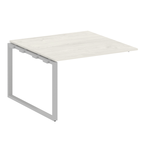 Проходной наборный элемент переговорного стола Metal System Style БО.ППРГ-2 1200x1235x750 (Дуб Наварра/Серый металл)