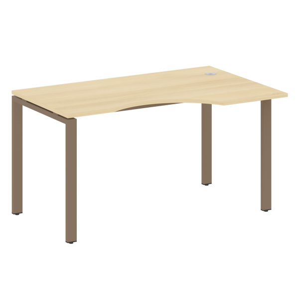 Стол криволинейный правый Metal System Style БП.СА-2 Пр 1400x900x750