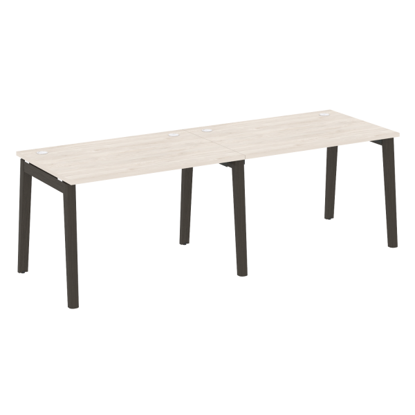 Рабочая станция на деревянных опорах Onix Wood OW.RS-2.2.8 2360x800x750