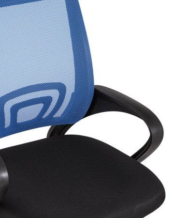 Кресло офисное TopChairs Simple синее (Компьютерное кресло Simple синий)