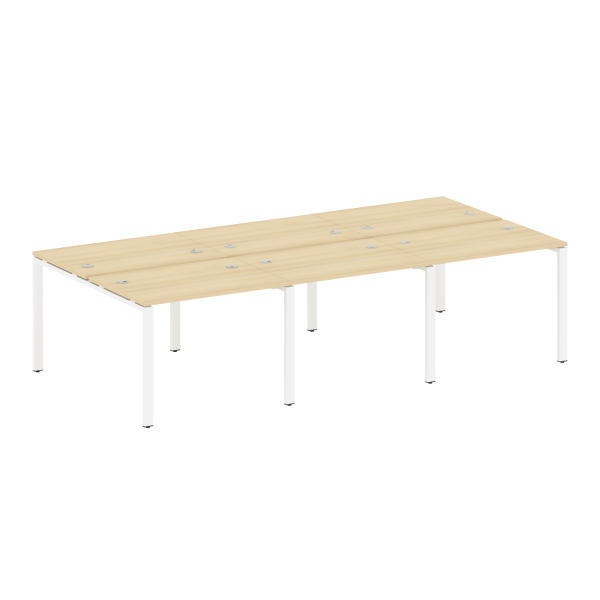Рабочая станция на 6 раб. мест Metal System Style БП.СМ-6.1 3000x1475x750