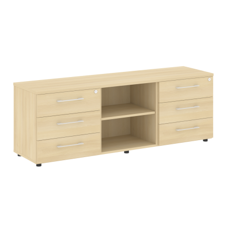 Тумба модульная в кабинет руководителя серии LT-TS 3.1 1650x450x580