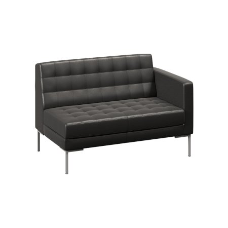 Секция с подлокотником двухместная FR-SP-02 (L)