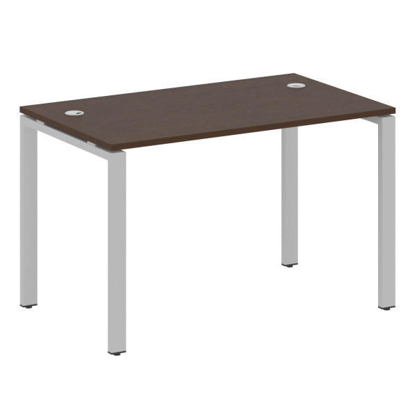 Стол письменный Metal System Style БП.СП-2 1200x720x750 (Венге Цаво/Серый металл)