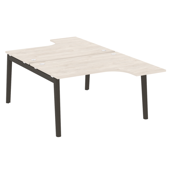 Рабочая станция на деревянных опорах Onix Wood OW.D.SA-3 1380x2395x750