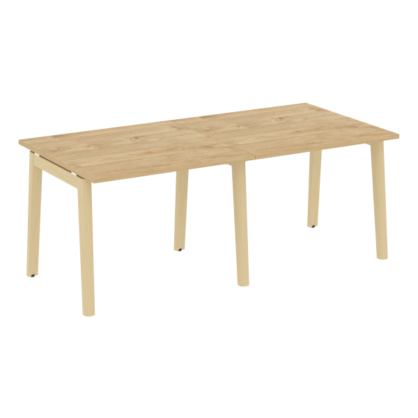 Стол переговорный на деревянных опорах Onix Wood OW.PRG-2.1 1960x980x750