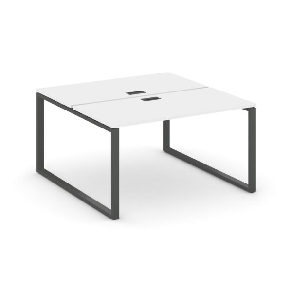 Рабочая станция 2-х сторонняя SN-6O.DRS-022 (1180х1632х750) (Белый/Металл Антрацит)