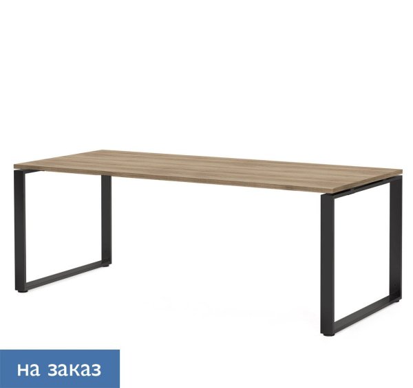ROLA Стол для руководителя L180 (Гавана/Черный металл)