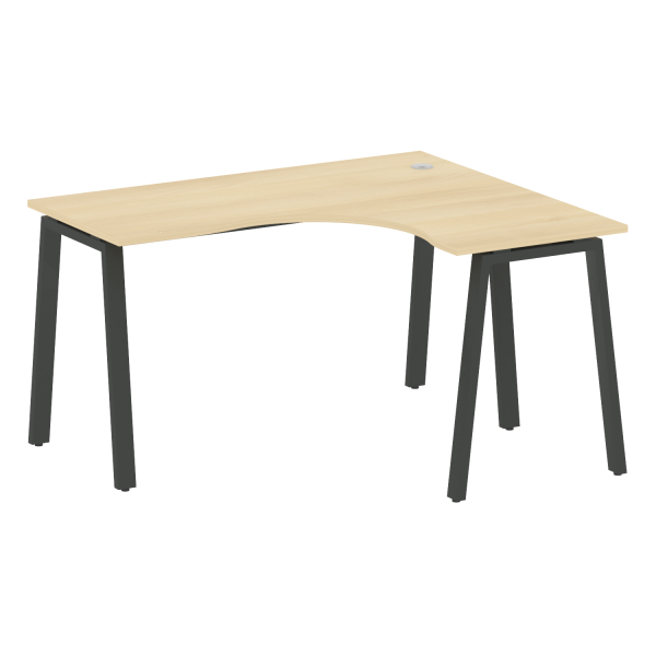 Стол криволинейный правый Metal System Style БА.СА-3 Пр 1400x1200x750