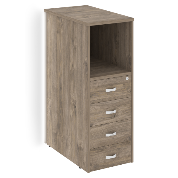 Тумба с подсветкой 4 ящика завершающая, левая Onix O.R-TV-4.SL 436x767x1185