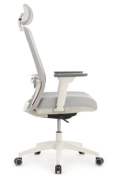 Офисное кресло Work W-218C WHITE Светло-серый