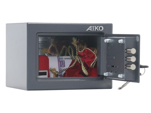 Мебельный сейф AIKO Т-140 KL (Графит)