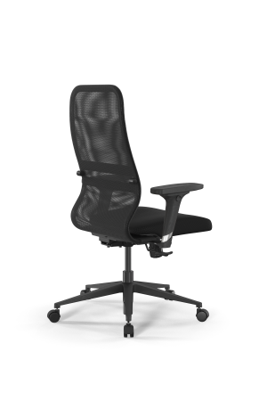 Кресло для руководителя Метта SynchroSit 8 B2-8D - X1+UMF(X1) /Uh00/Wh00/D02P(M20.B11.G19.W02) (Темно-серый | Черный)
