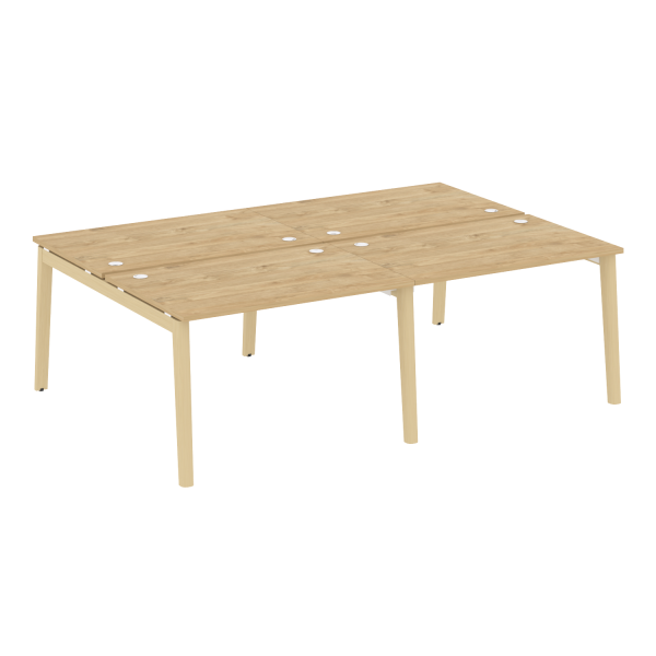 Рабочая станция на деревянных опорах Onix Wood OW.D.RS-4.2.8 2360x1635x750
