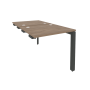 Стол-приставка двойной на П-образном м/к к опорным элем. Onix O.MP-D.SPR-0.7 780x1475x750
