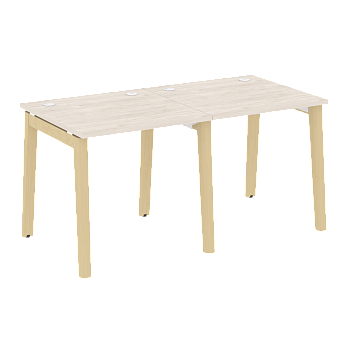 Рабочая станция на деревянных опорах Onix Wood OW.RS-2.0.8 1560x800x750