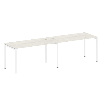 Рабочая станция на 2 раб.места Metal System Style БП.СМ-2.3 2800x720x750