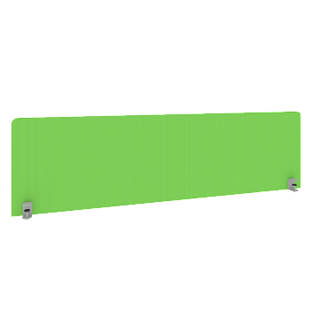 Экран тканевый Style Л.ТЭКР-4 Ткань зеленая/крепление серое 1580x22x450