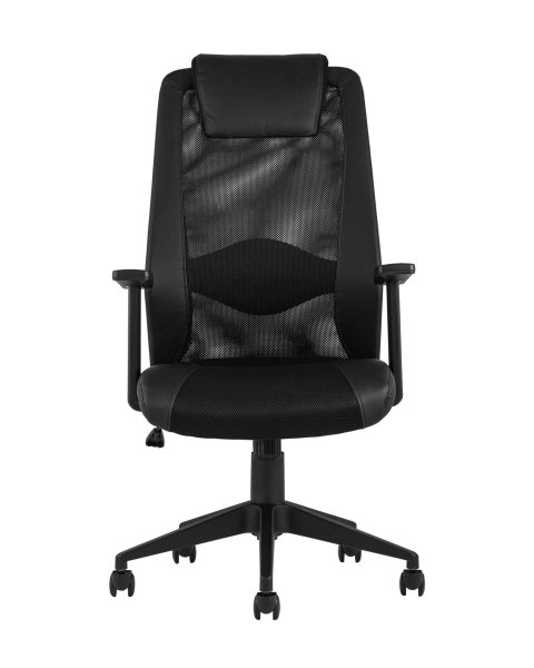 Кресло офисное TopChairs Studio черное (Компьютерное кресло Studio черный)