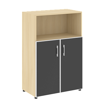 Шкаф для документов со стеклом черным LT.ST-2.2 R Black