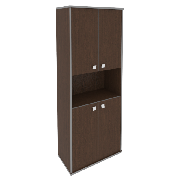 Шкаф высокий широкий Style Л.СТ-1.5 778x410x1980 (Венге Цаво)