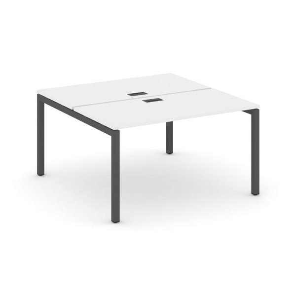 Рабочая станция 2-х сторонняя SN-5P.DRS-012 (1180х1432х750) (Белый/Металл Антрацит)