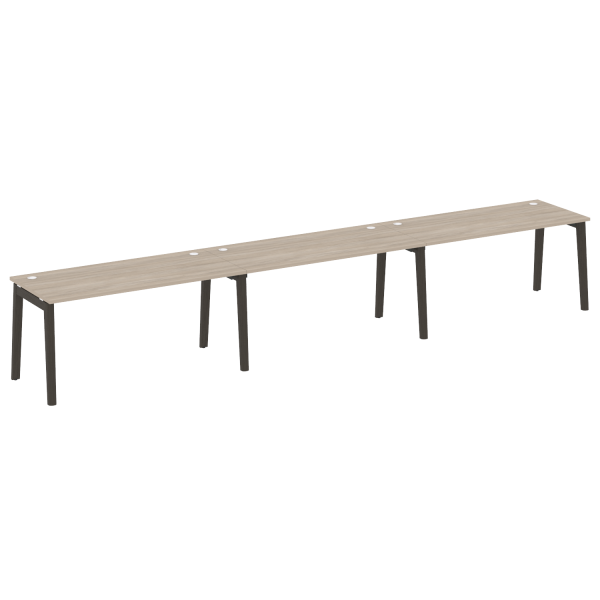 Рабочая станция на деревянных опорах Onix Wood OW.RS-3.4.7 4740x720x750